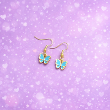 Load image into Gallery viewer, 🦋 Blue Butterfly Dangle Earrings