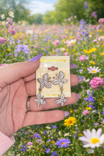 Load image into Gallery viewer, 🦋 Rhinestone Butterfly Dangle Earrings