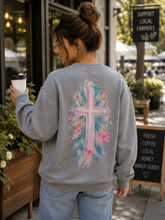 Load image into Gallery viewer, โ๏ธ๐ธ Painted Faith Cross Crewneck ๐ธโ๏ธ