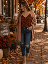 Load image into Gallery viewer, Rust Satin Leopard Cami Tank✨