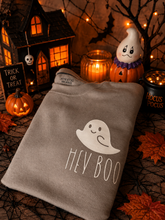 Load image into Gallery viewer, Hey Boo Ghost Crewneck 👻🩶