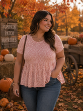 Load image into Gallery viewer, Blush Petal Babydoll Top 🌸
