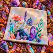 Load image into Gallery viewer, 💎🌸 Wildflower Crystal Garden Graphic Tee 🌸💎
