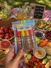 Load image into Gallery viewer, 💖 Roll-On Vegan Lip Gloss Set (4-Piece)
