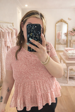 Load image into Gallery viewer, Blush Petal Babydoll Top 🌸

